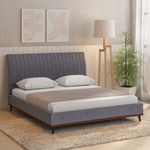 ZAIN Polyester 3D Printed Double Bedsheet