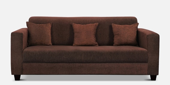 Nebula 3 Seater Sofa In Coffee Brown Colour